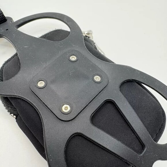 Authentic PRADA Tessuto With Pouch Smart Phone Holder Black Rubber - Picture 7 of 16